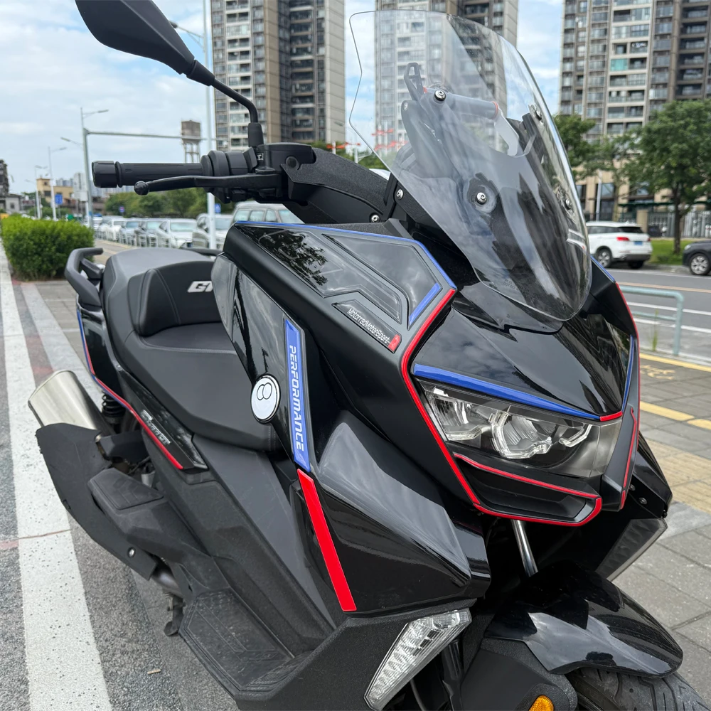 ل BMW C400GT C 400GT 2025 دراجة نارية ثلاثية الأبعاد راتنجات الايبوكسي جسم السيارة خزان الوقود النفط وسادة ملصقات Tankpad حامي هدية الشارات #4