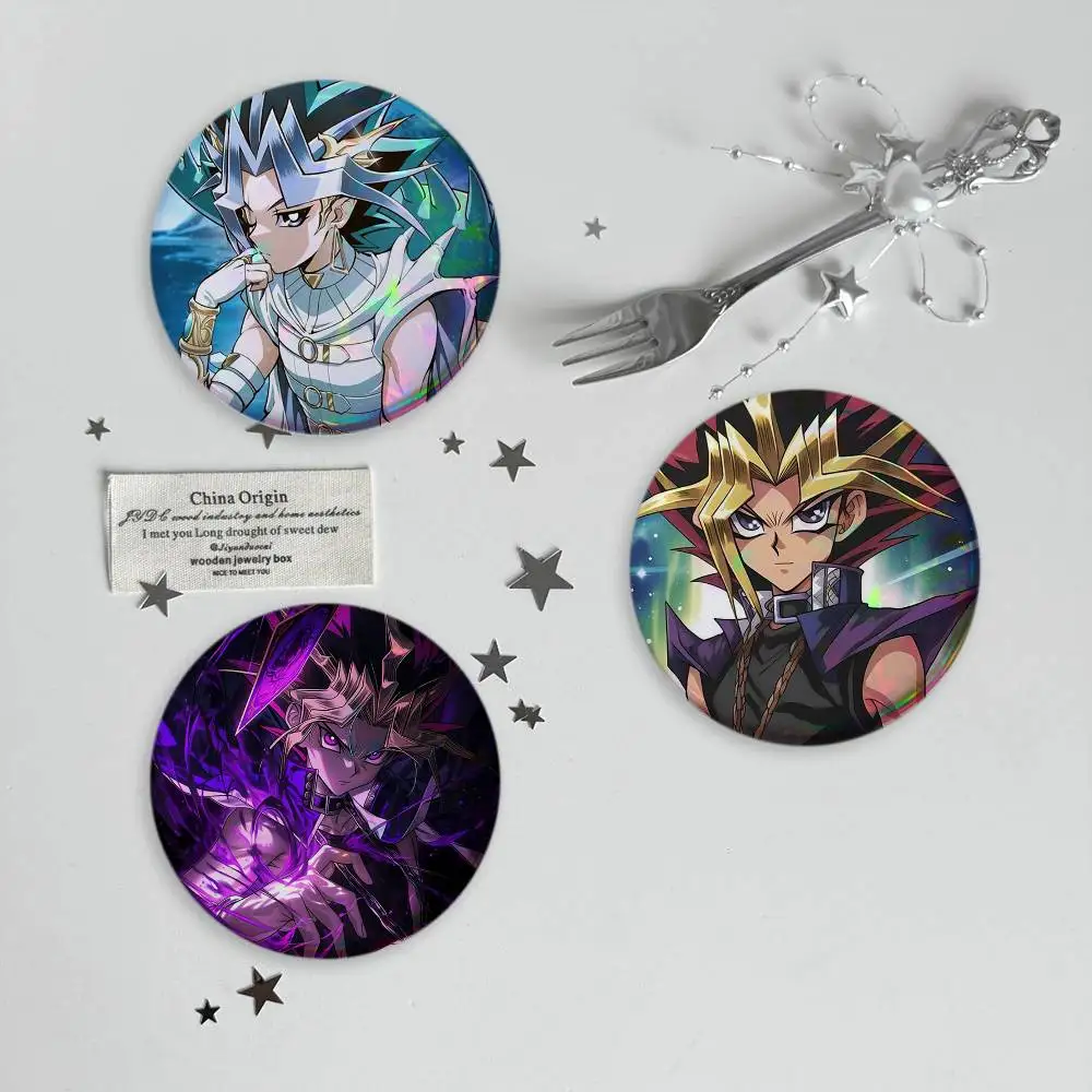 Dark Magician Blue Eyes White Dragon YUGIOH Brooches Cartoon Badge Pins Backpack Hat Accessories Friend Gift