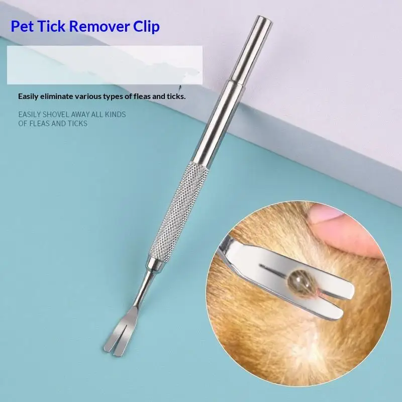 2026 NEW Portable Painless Tick Remover Tweezers Tick Extractor Tool For Dogs Cats Humans Pet First Aid Grooming Accessories