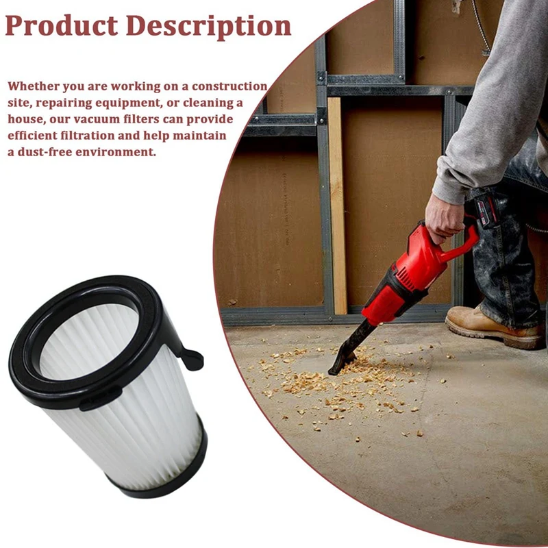 Piezas de Repuesto de filtro HEPA para aspiradora inalámbrica, piezas de repuesto para aspiradora en seco, 49-90-1950, 0850, 2 piezas