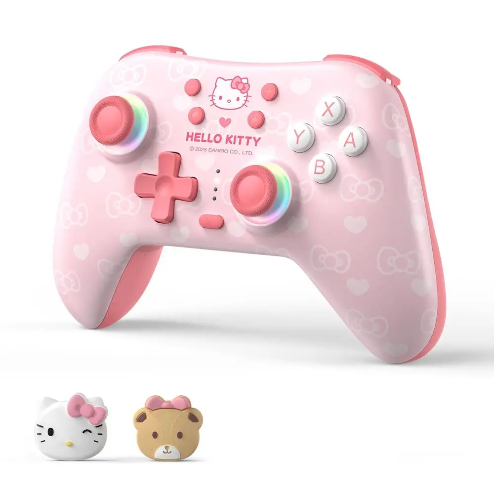 

Wireless Controller for Nintendo Switch, OLED/Lite, Compatible with PC/Android/iOS, Bluetooth & Wired Connectivity, 1000mAh Batt