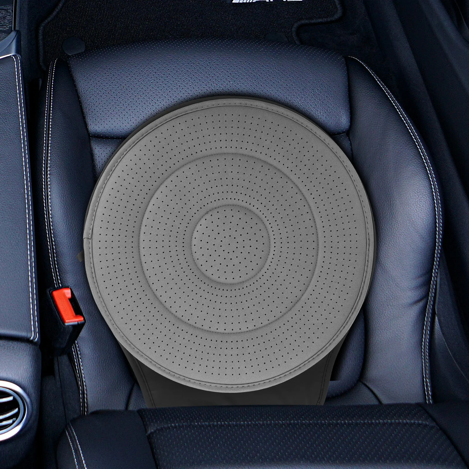 

360 Car Seat Cushion Driver Swivel Seat Pad for Automotive Use Rotating Comfort Mat Elderly Support Washable Cover