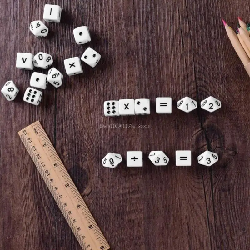 

30x 16 -мм цифровые круглые угловые детские образовательные многогранные игрушки DIY настольные игры