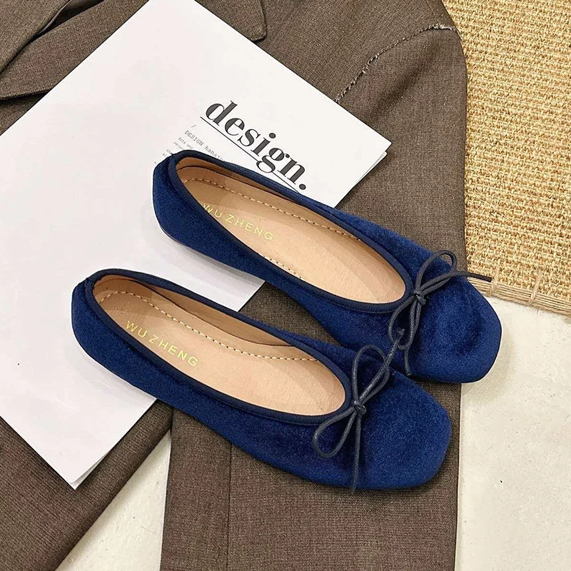 

Bow Loafers Shoes Women Flats Sneaker Casual Sport Shoes 2026 Summer Trend Walking Shallow Shoes Comfort Ballet Mujer Zapatos