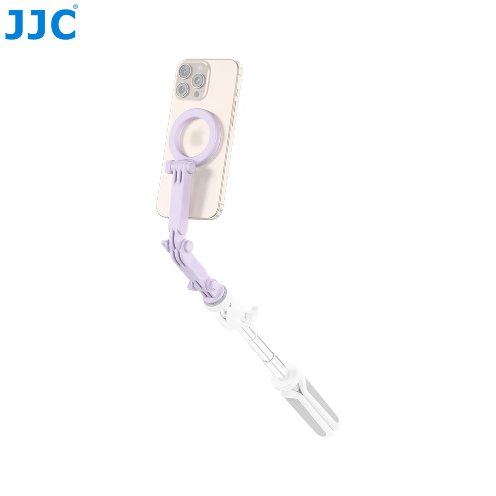 محول مغناطيسي JJC AC-MS1 للهواتف الذكية/كاميرا الحركة، مع برغي خيط 1/4 بوصة - 20 لحامل ثلاثي القوائم/عصا ذاتي لـ JJC MNM-AC1/MS1