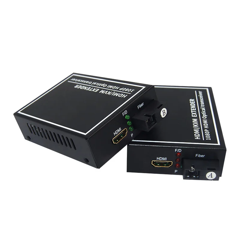 

1080P HDMI to Optic Fiber Converter Single-mode Single-fiber SC 20km HDMI Fiber Optiacl Transceiver