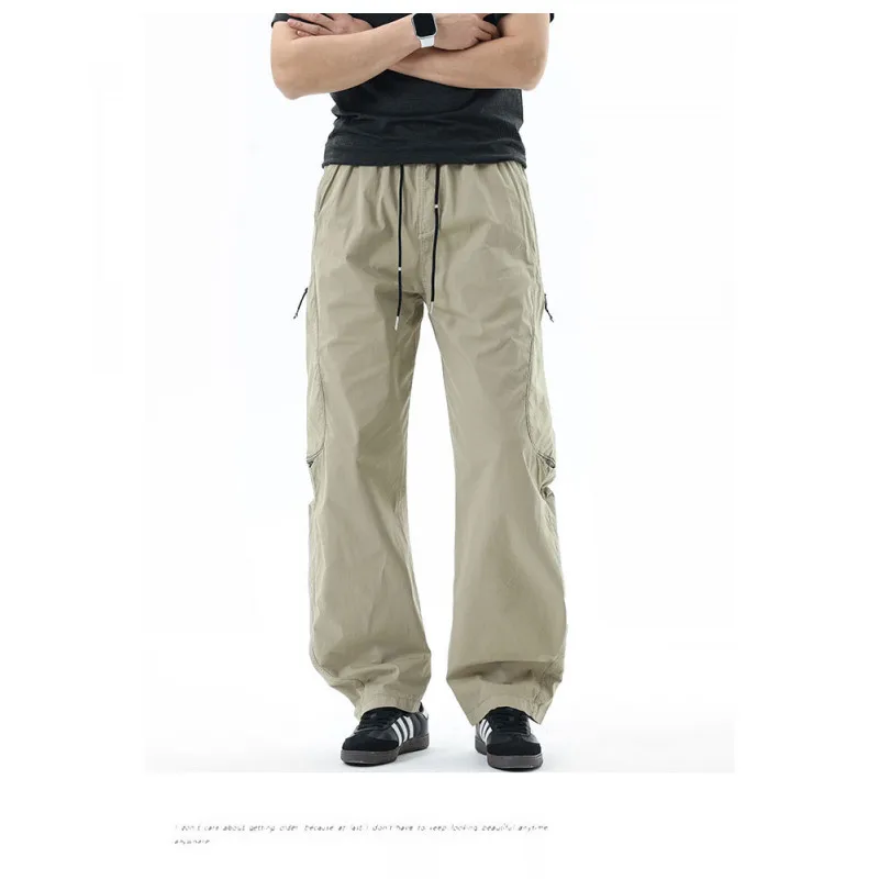 

Мужские модные рабочие брюки - дышащие повседневные брюки из смесового хлопка, минималистичный стиль, подходят для бега и ежедневных поездок на работу