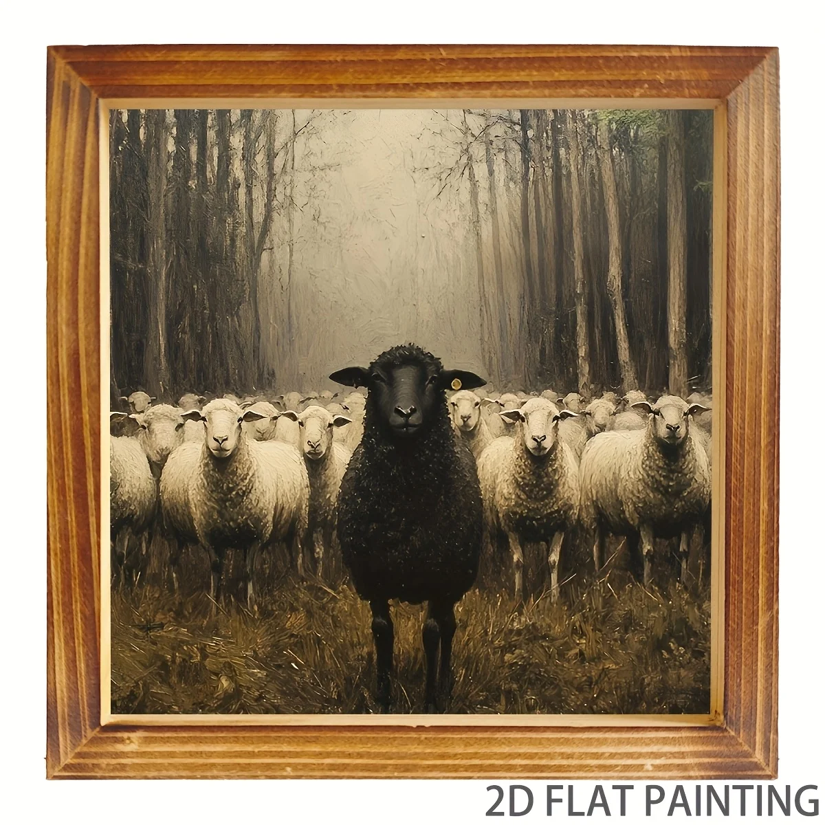 

500/1024PCS Paper Jigsaw Black Sheep Lead The Flock Puzzle Modern Home Decoration Relax and Unwind with Family and Friends