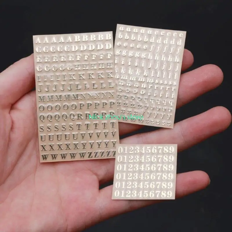 

E15E Letter Stickers Adhesive Numbers Stickers Adhesive Letters