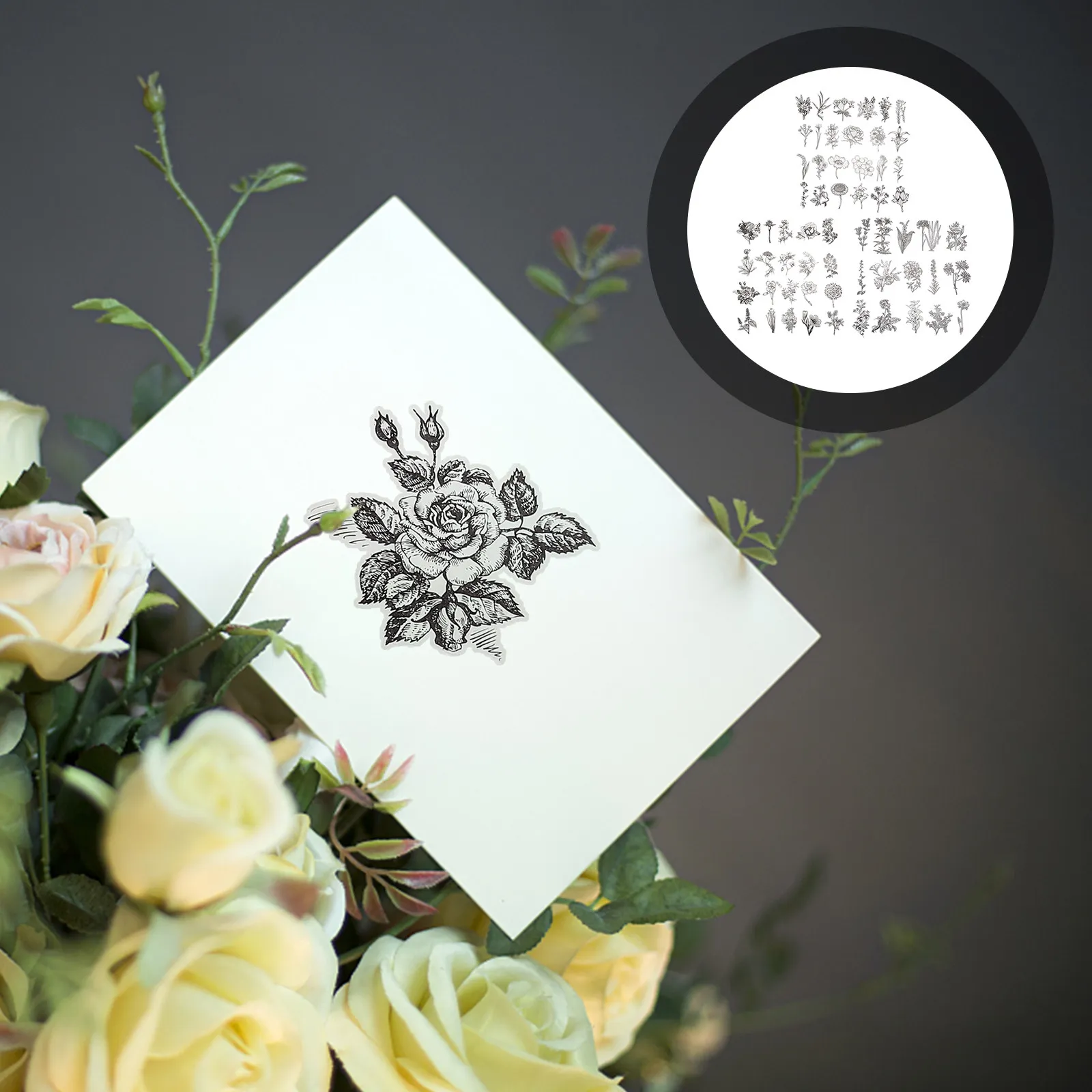 

2 упаковки винтажных наклеек с растениями, высококачественная бумага, для путешествий, скрапбукинга, декора альбомов, открыток, конвертов, коробок