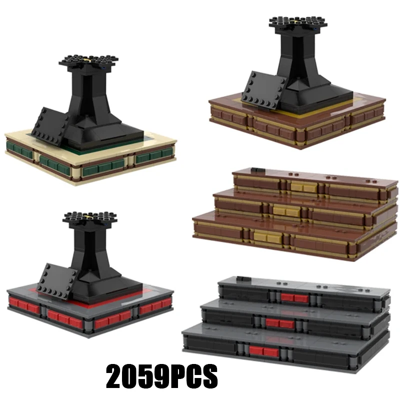 Popular Star Movie Model Moc Building Bricks Large Dark Side Stand Technology Modular Blocks Gift Christmas Toy DIY Set Assembly