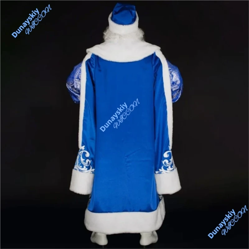 مجموعة أزياء سانتا كلوز الفاخرة ملابس تنكرية للشعر الأخضر لأداء عيد الميلاد #6