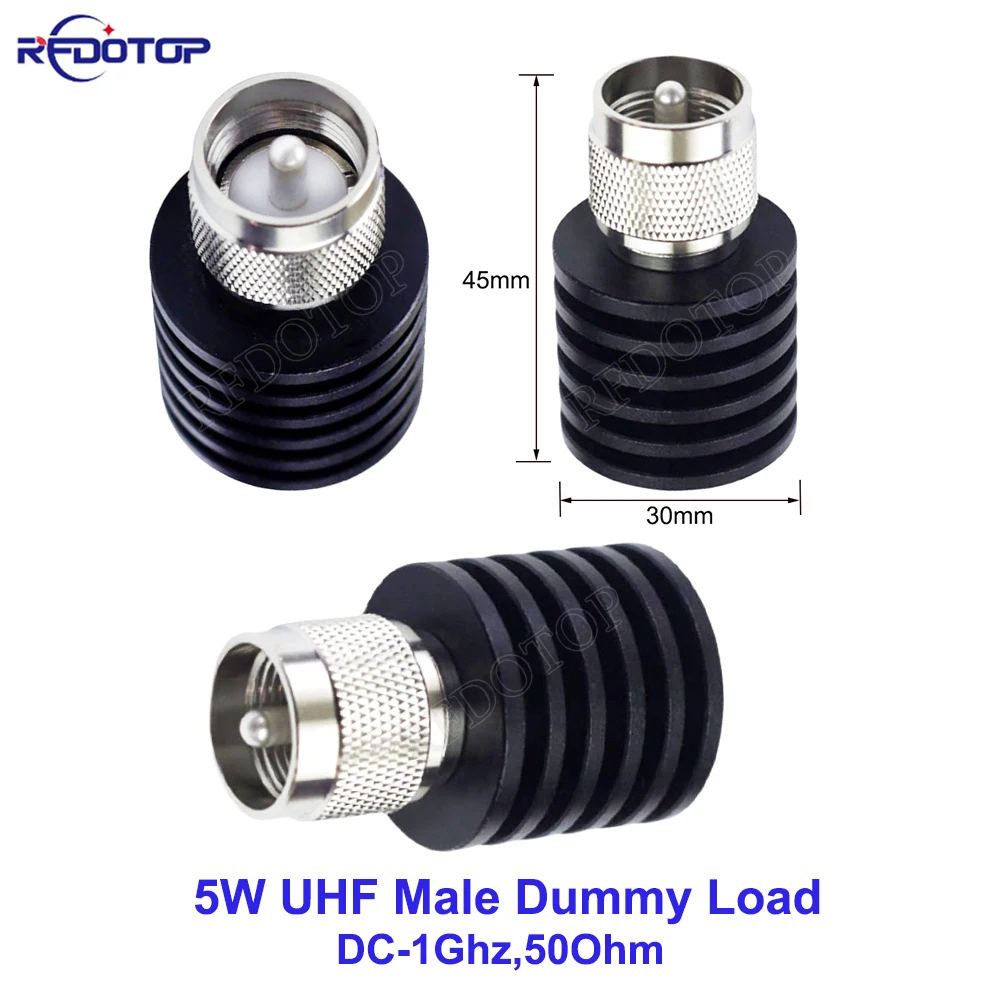 

1Pcs 5W DC-1GHz UHF PL259 Male Plug Connector RF Coaxial Termination Dummy Load 50ohm