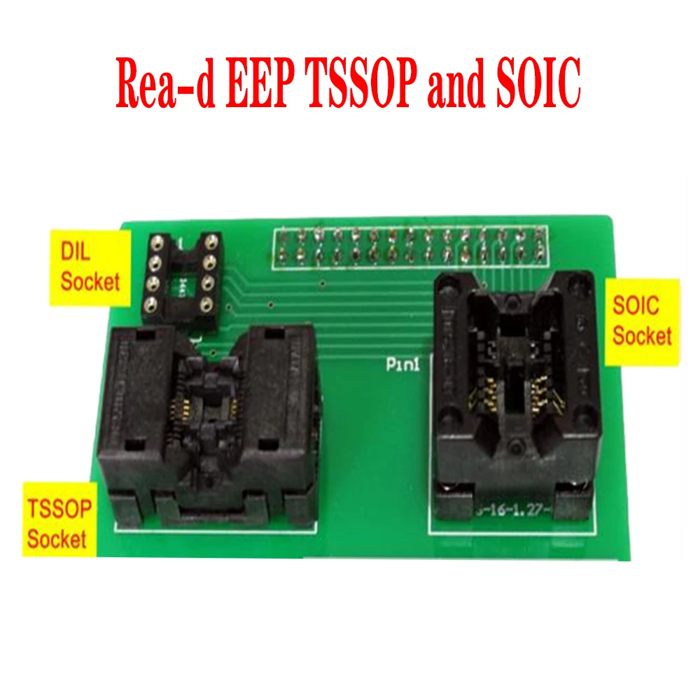 EEPROM Adapter Read EEP TSSOP and SOIC Work with Original UPA USB V1.3 Programmer Not Read Eprom M35080 Microwire 93Cxx 93Sxx