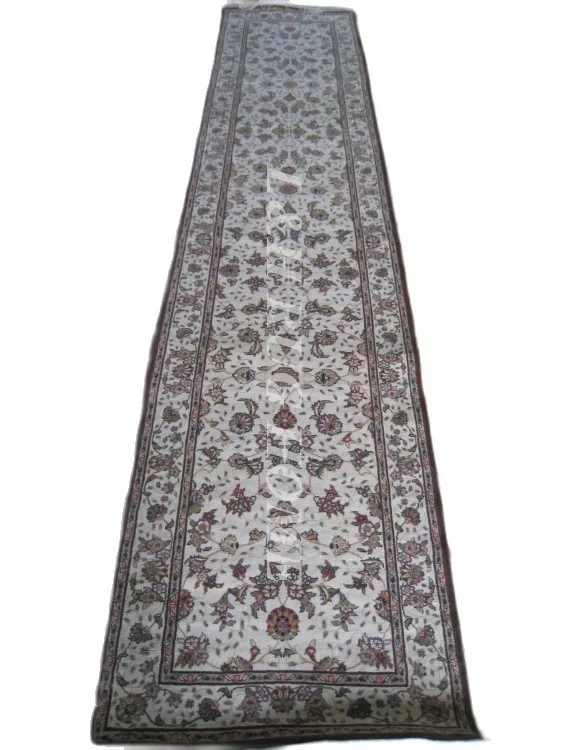 

Free shipping 2.5'x12' 160 Line persian woolen carpet , hand knotted woolen persian runner Oriental Persian Rug