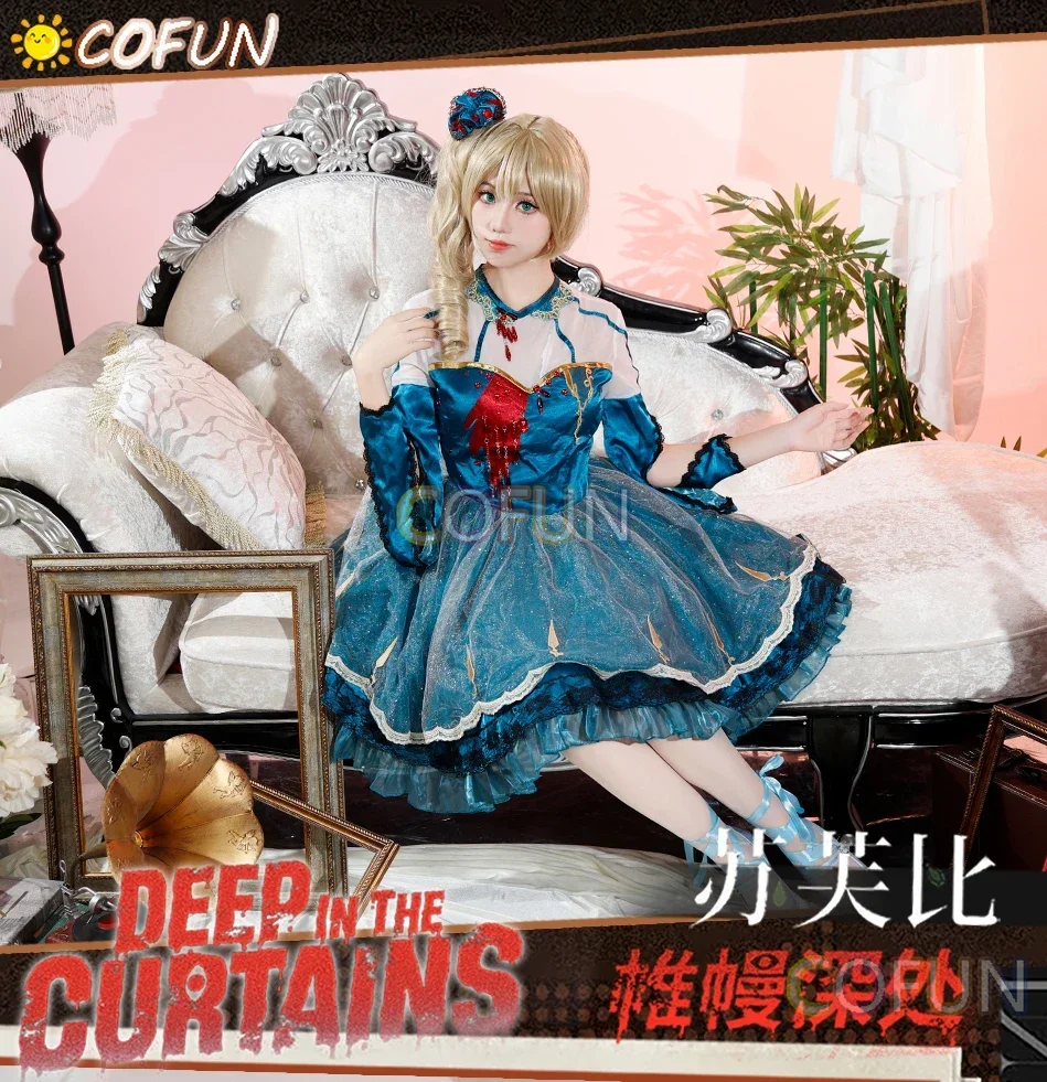 

COFUN DEEP IN THE CURTAINS Sotheby Косплей Костюм Игра Реверс: 1999 Хэллоуин Наряды Женский Анимационный Игровой Костюм