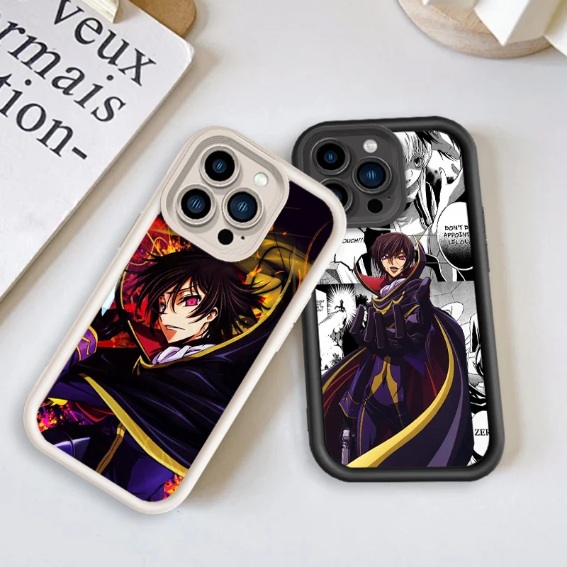 Anime C-Code G-Geass Cool Eye Ladder For Apple iPhone 15 14 13 12 11 XS XR X Pro Max Plus TPU Phone Case