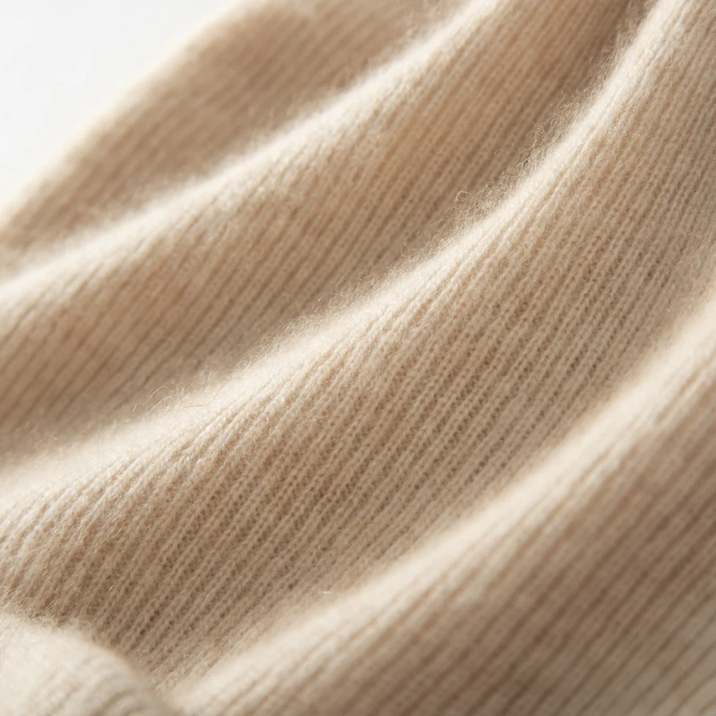 MERRILAMB High Quality Beanie Hats Winter Casual Keep Warm 100% Cashmere Cold Caps Seamless knitted Thicken Beanies for Women