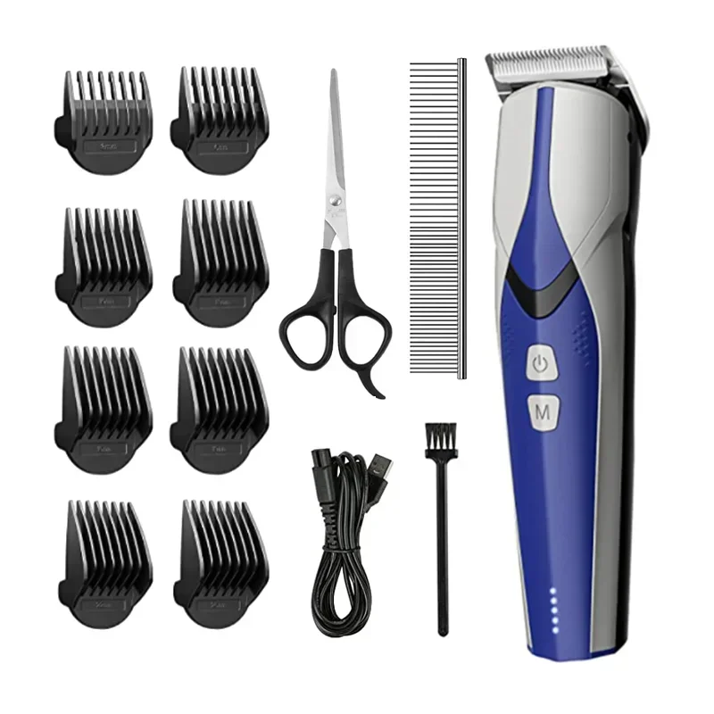 Professional Barber Hair Clippers Men Grooming Kit Ultra Silent Design Wireless Haircut Trimmer Kit For Head Beard Bikini