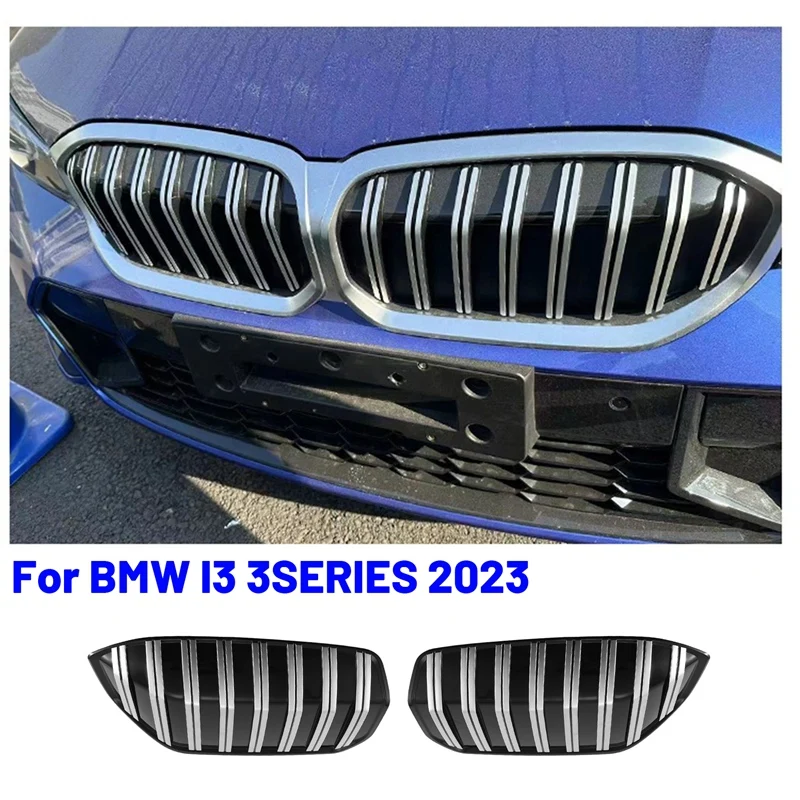 

2Pcs Car Racing Grilles Front Kidney Grille Cover For BMW I3 3SERIES 2023