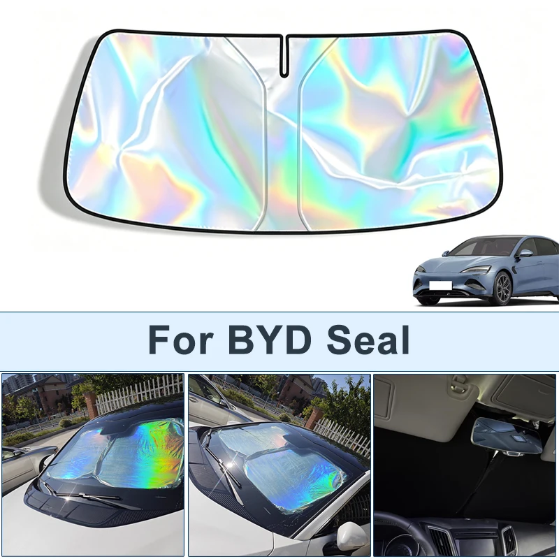 

Foldable Front Windshield Sun Shade For BYD Seal UV Reflective Sun Protection Cover Car Interior Accessories