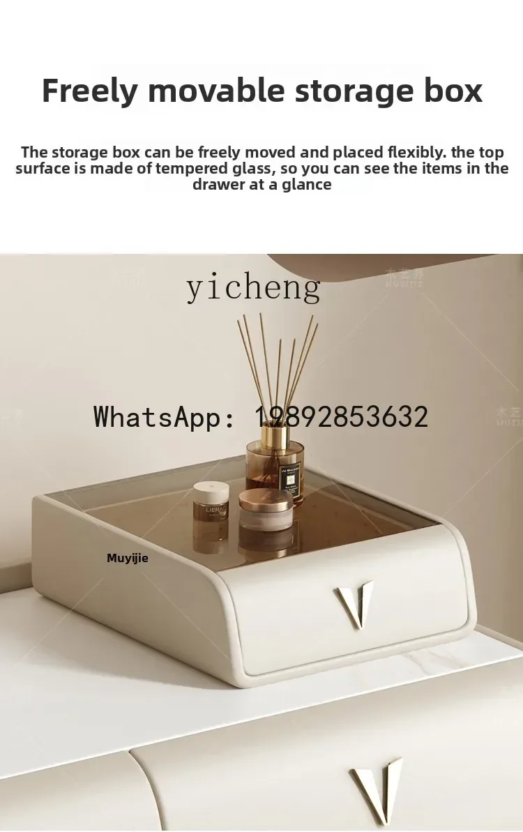 LYY all solid wood dresser master bedroom modern simple new light luxury mini makeup table living room decoration