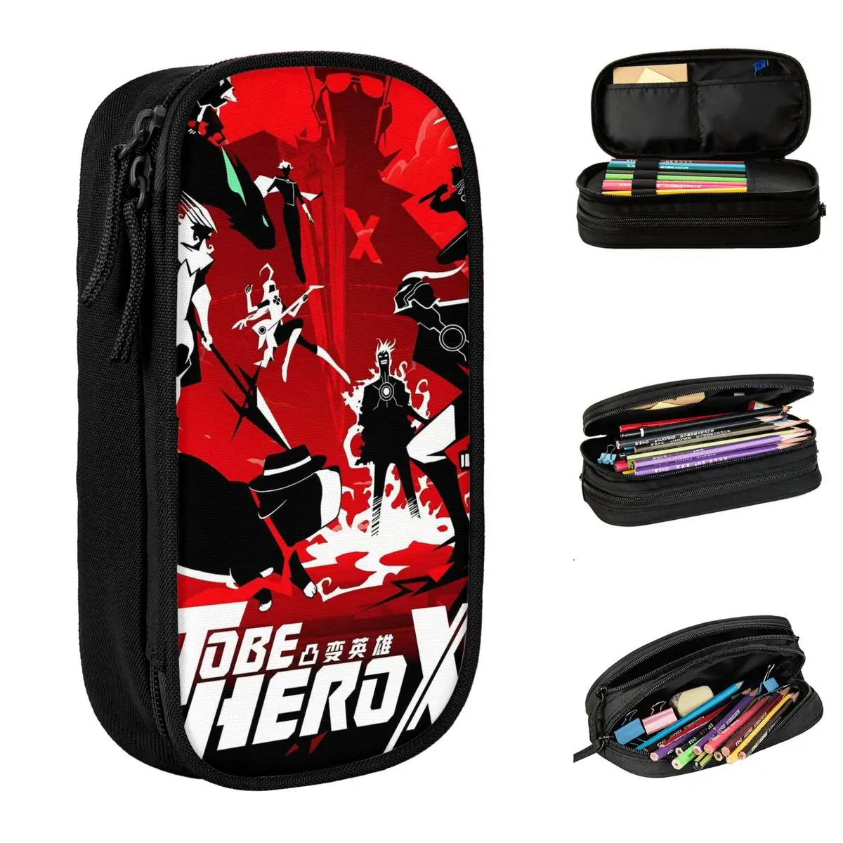

To Be Hero X Anime Pencil Case Pencil Pouch Pen Box for Student Large Storage Pencil Bags School Supplies Gifts Stationery