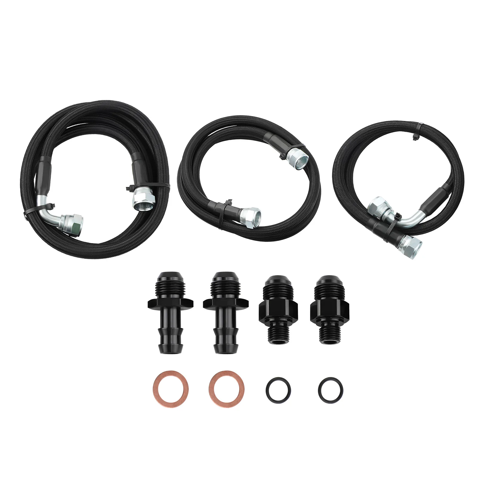 48RE Transmission Cooler Hoses Lines Kit For 2003 2004-2006-2007 Dodge Ram 5.9L