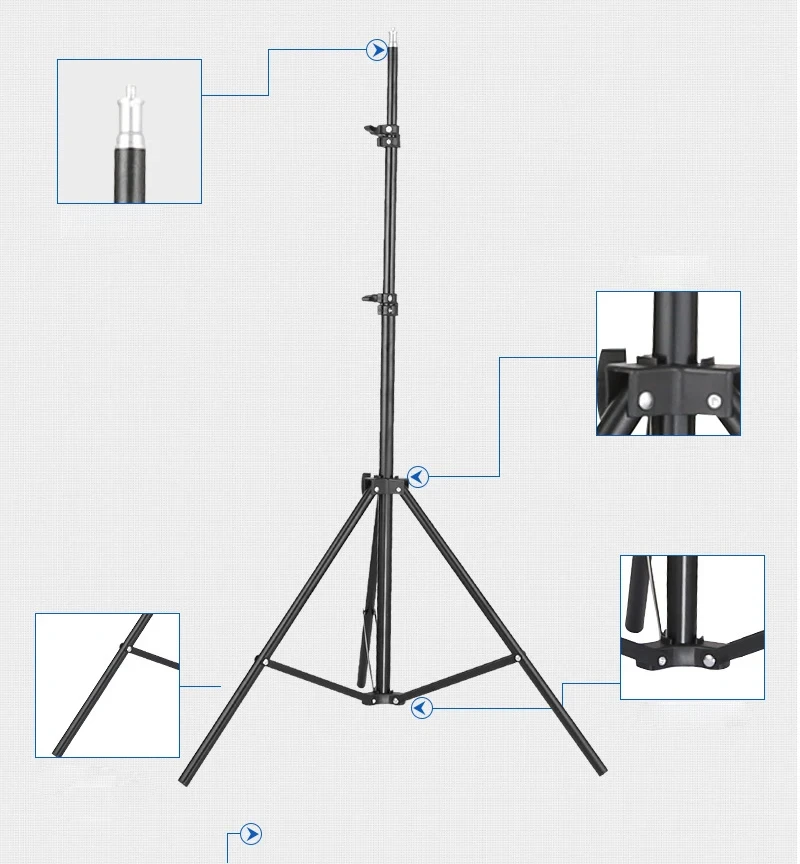 DITONG Suporte portátil universal extensível para HY300 Pro HY320 Mini projetor Tripé de viagem Suporte de montagem