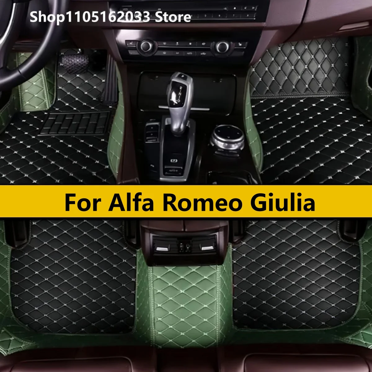 

Цвет сращивания, автомобильные коврики на заказ для Alfa Romeo Giulia, автомобильные ковры, аксессуары для ног