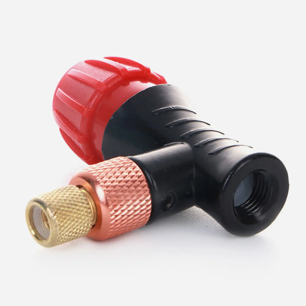 

1 Set Bicycle Tire Co2 Inflator With Foam Sleeve Portable Pump For Mountain Road Bikes Dual Valve Inflation Tool Repair Kit