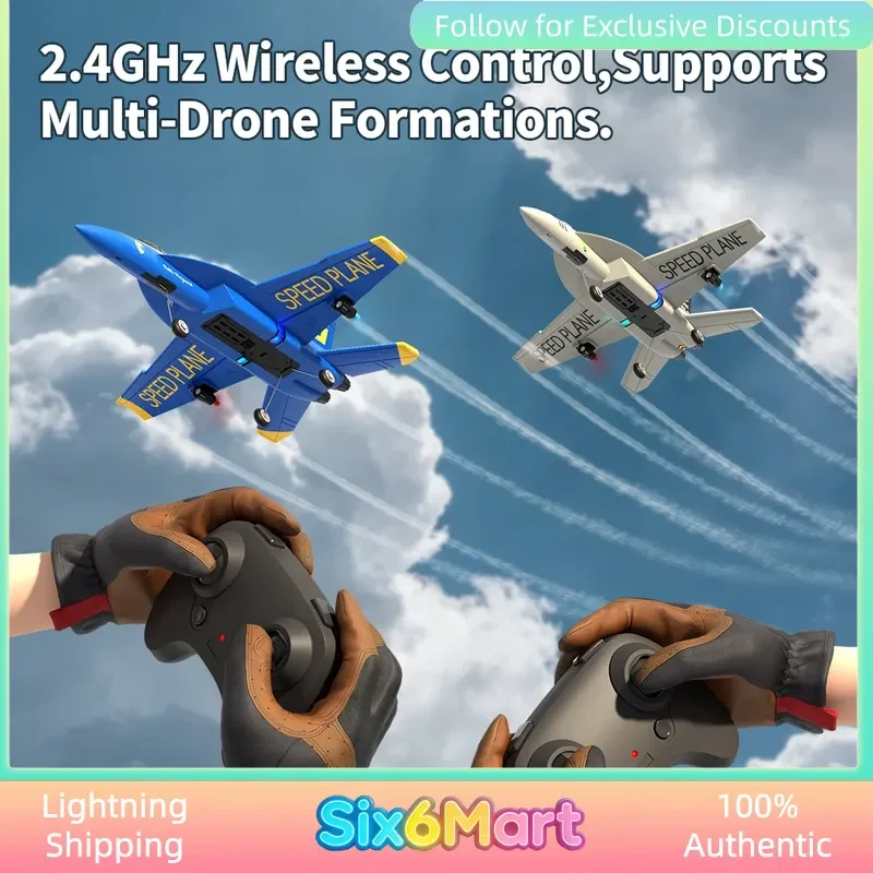 

Remote Control Airplane F18 Hornet Fighter Jet 2-Channel Epp Foam Fixed Wing Aircraft Outdoor Remote Control Toy For Kids