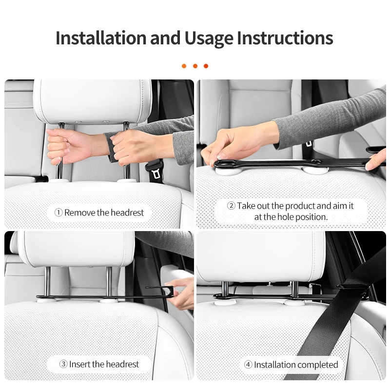 Car seat belt anchor, car sports seat anchor, seat belt limiter, multifunctional anti pinch adjuster view 6