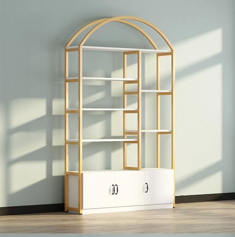 Cosmetic display rack shelves nail beauty salon product cabinets display cabinets multi-level storage shelves