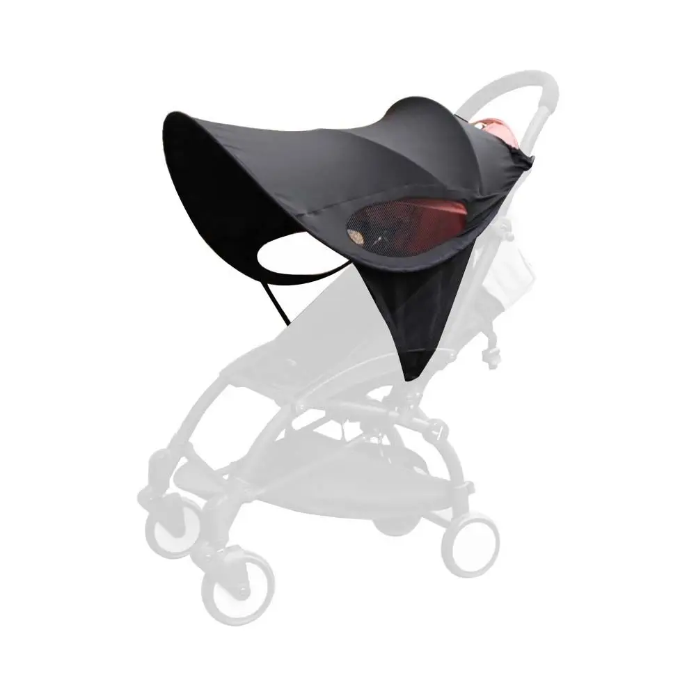 Stroller Accessory UV Protection Windproof Waterproof Sun Shade Canopy Baby Stroller Sun Visor Sun Cover Baby Pram Awning