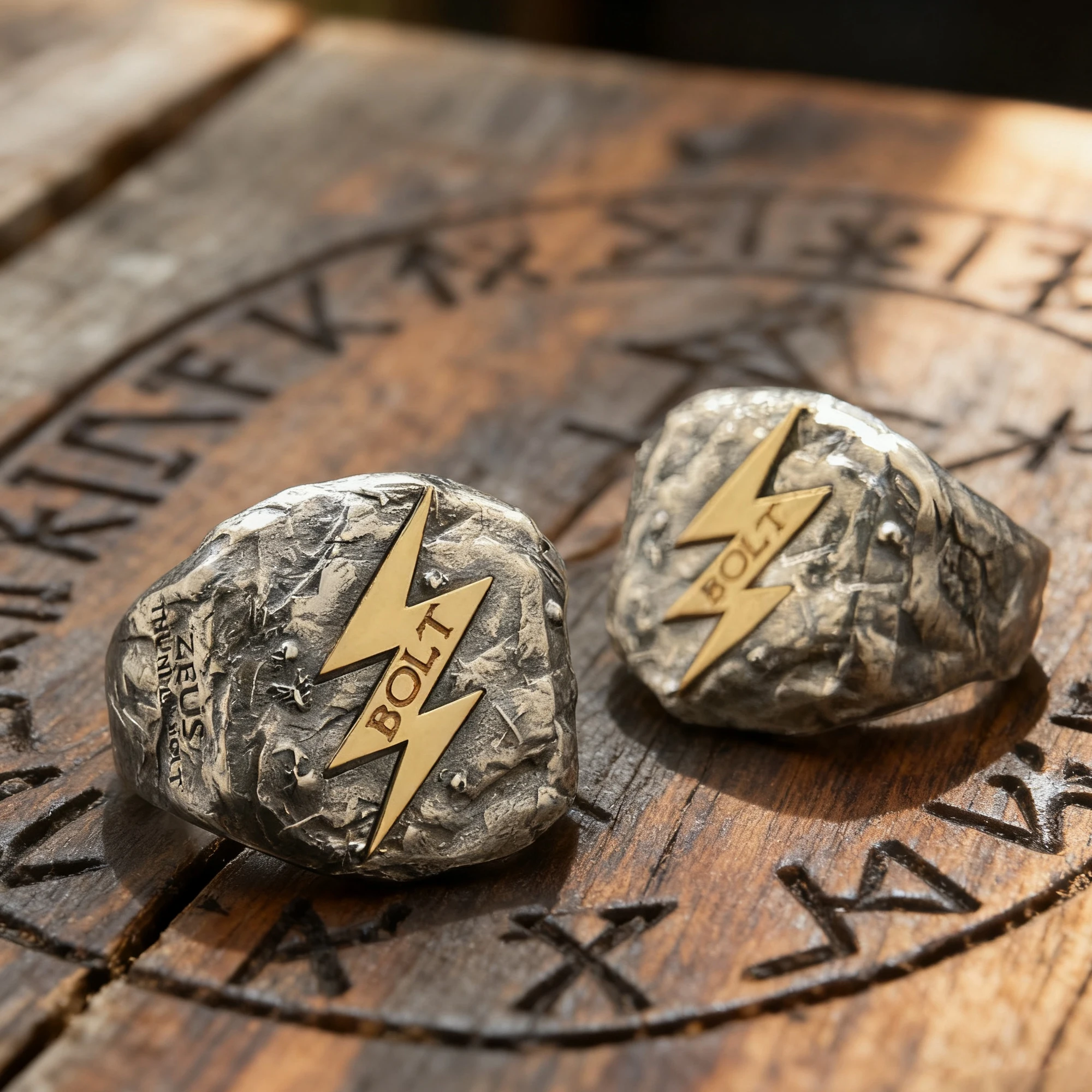 

925 Silver Wrath Of Zeus Lightning Bolt Ring Trendy Male Band Vintage Punk Fashion JewelryAnniversary Gifts