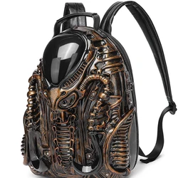 Zaino Punk per borse e borsette da donna zaini firmati di lusso Steampunk Motor Cobra zainetto per uomo Retro Bookbag