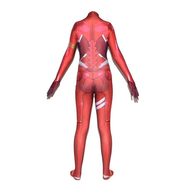 Costume cosplay femminile Zero Two Darling In The Franxx 02 Klaxosaur Princess 001 Zentai Halloween Body Suit Adulti MN3