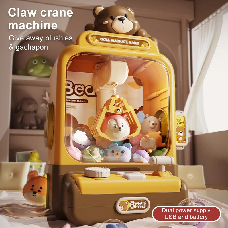 STLF آلة مخلب تعليمية مخصصة للأطفال تعمل بقطع النقود المعدنية لعبة تفاعلية لهدايا عيد الميلاد للفتيات #2