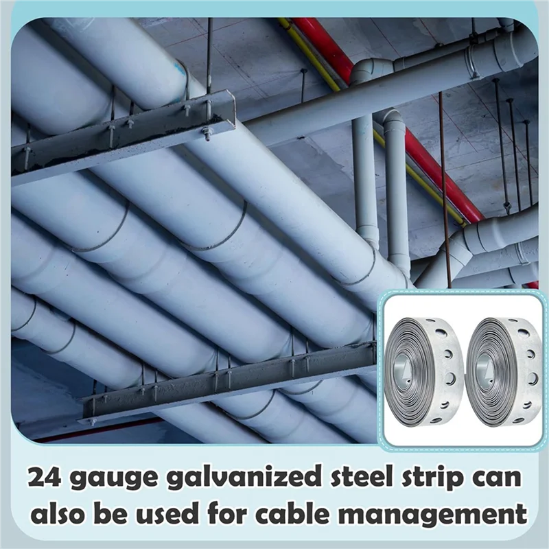 n04r-8-pieces-sangle-de-suspension-galvanisee-cerclage-en-metal-avec-trous-cintre-de-tuyau-pour-supports-de-tuyaux-suspendus-10-pieds