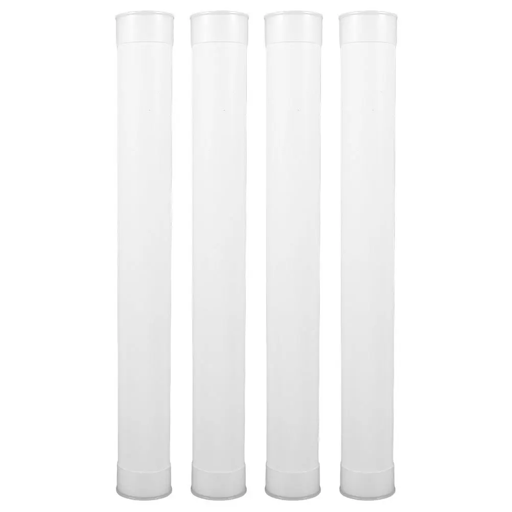 4 шт., пластиковые почтовые пробирки высокой плотности, герметичные контейнеры для хранения документов, плакатов, отпечатков, образцов, транспортировки