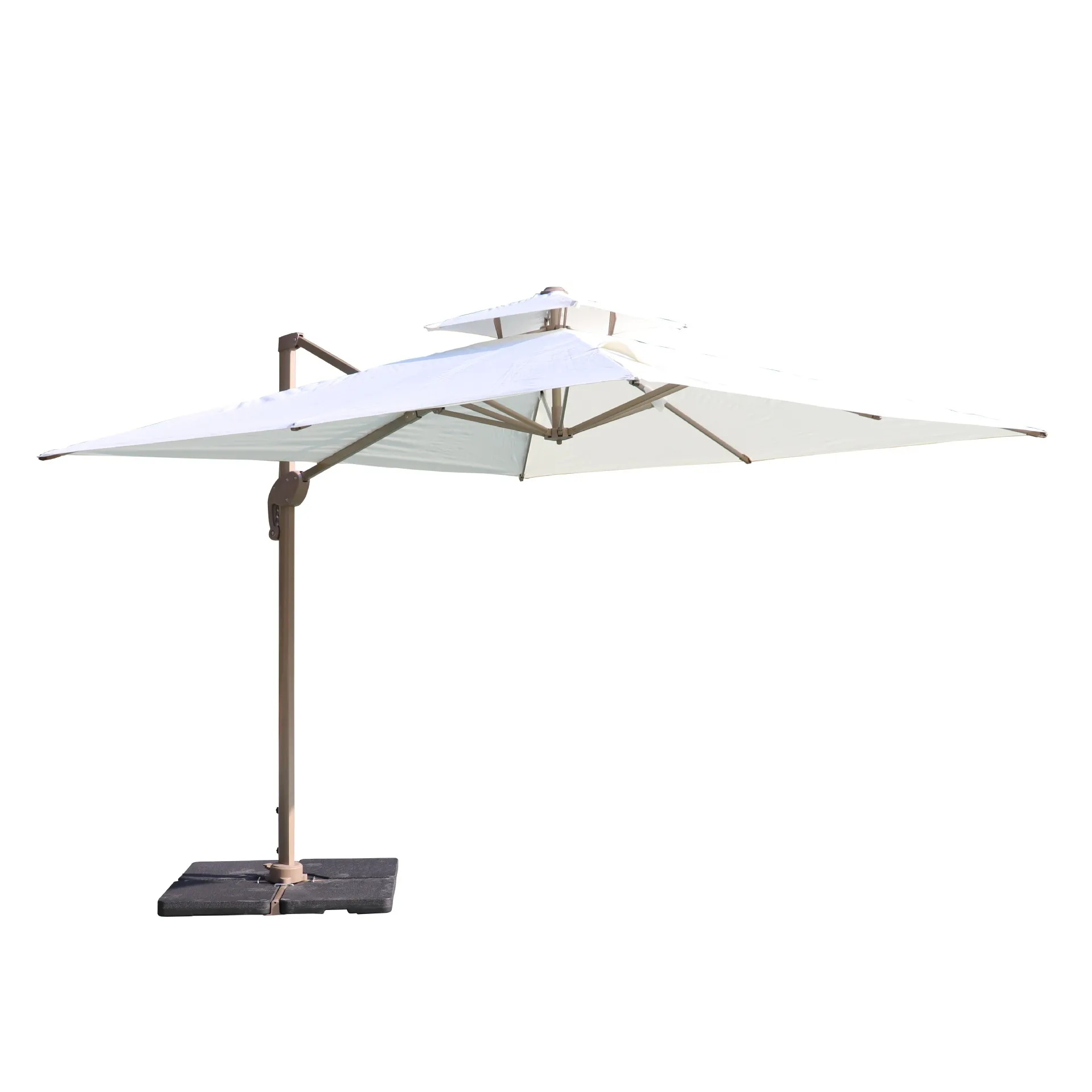 

Outdoor shading square villa courtyard umbrella, large garden, sun umbrella outdoor post