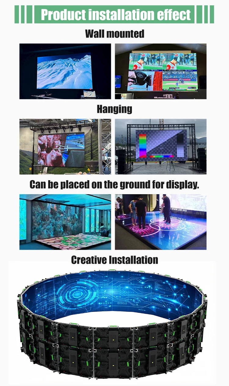 Advanced High Power RGX 3x6 64x64 70mm Slim Rollup LED Display Screen Shanghai for Commercial Building Movie Applications