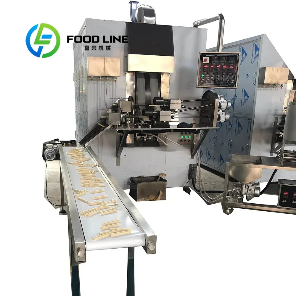 Wafer Stick Machine ZH 1800 4 and ZH 2000 Egg Roll Maker Chinese Factory for Wholesale and Retail Customize