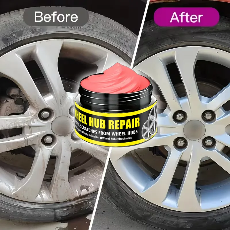 Durable Premium Wheel Hub Kit: Scratch Rust Fade Fix & Retreading Polishing Paste