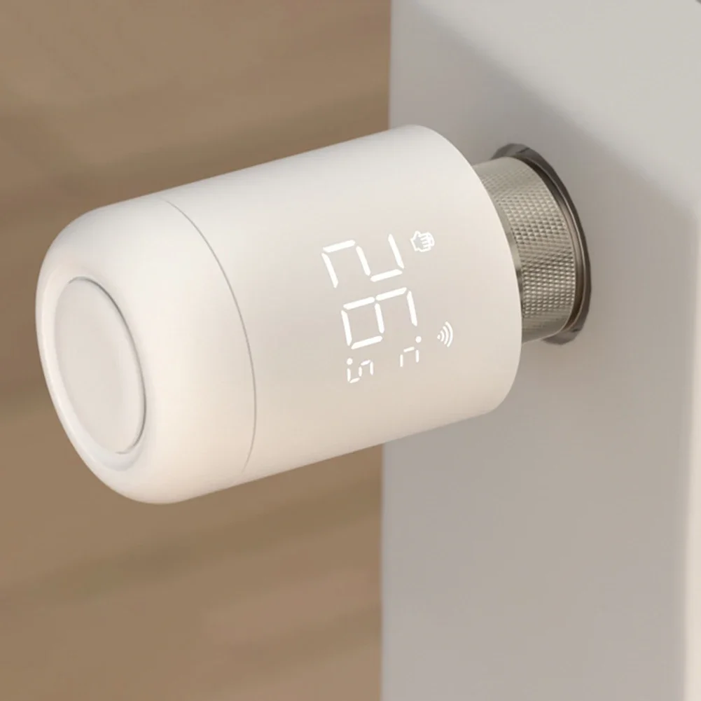 

Умный термостатический клапан, совместимый с ZigBee с дистанционным управлением через приложение и настраиваемым еженедельным расписанием