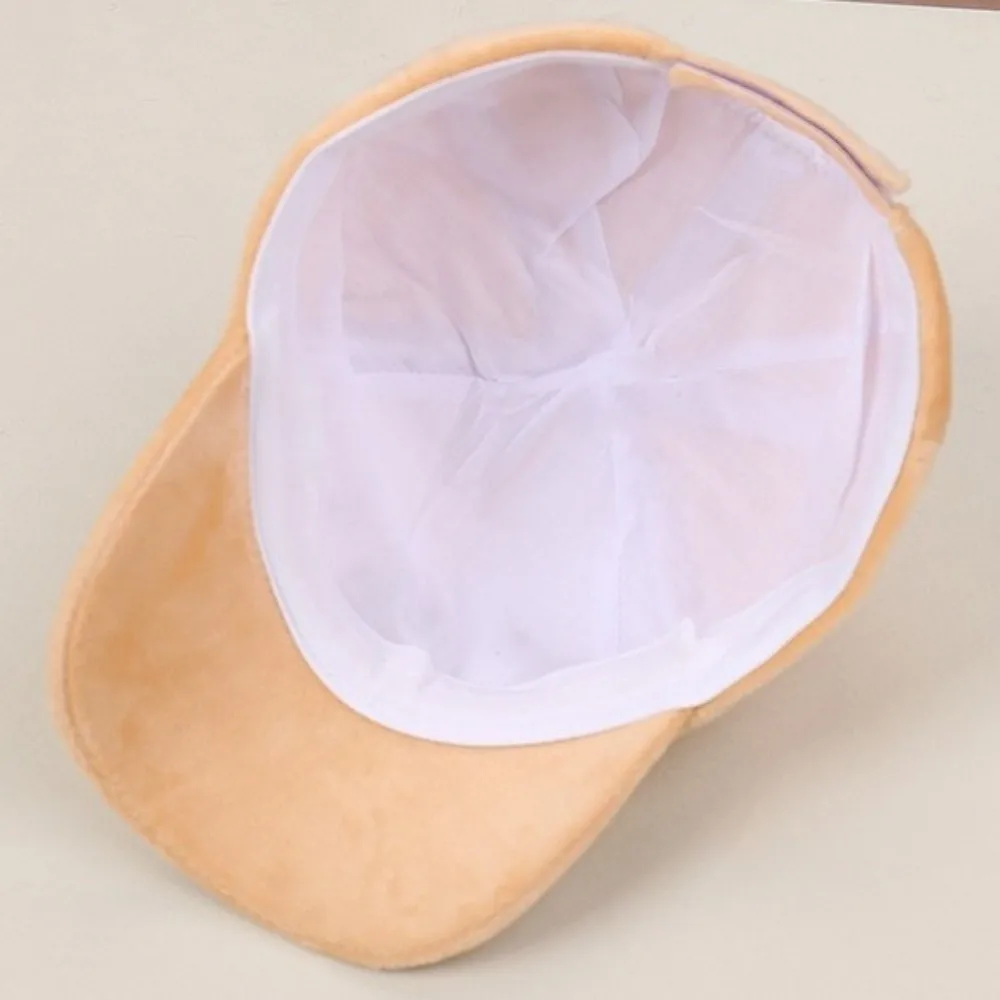 Cosplay Cute Cherry Baseball Cap Comfortable Warm Sweet Bear Sun Protection Cap Plush Adjustable Cartoon Cat Duckbill Cap Daily