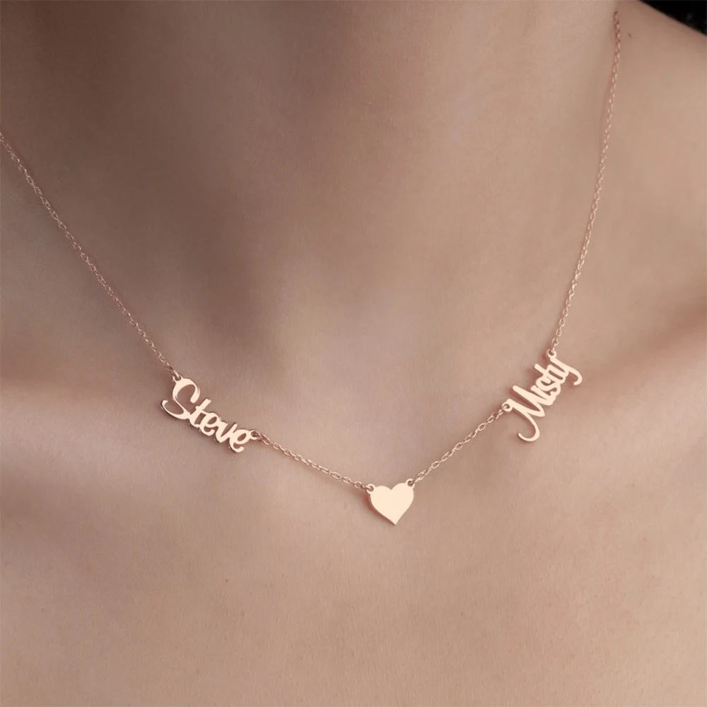 Personalized Customized Design With Multiple Names, Caring Collarbone Necklace, Fashionable And Boutique Gift Matching