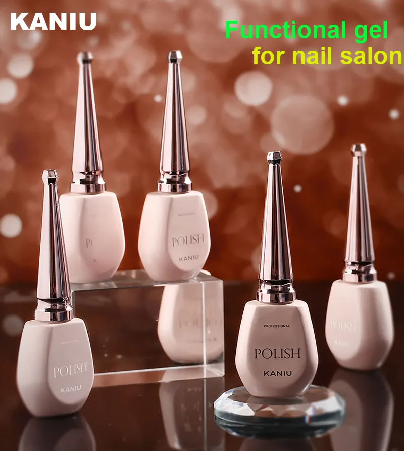 KANIU 15Ml Móng Tay UV Lót Ngâm Tắt Móng Base Coat Gel Không Lau Mờ Cường Lực SoYoung Gia Cố Gel móng Tay Salon