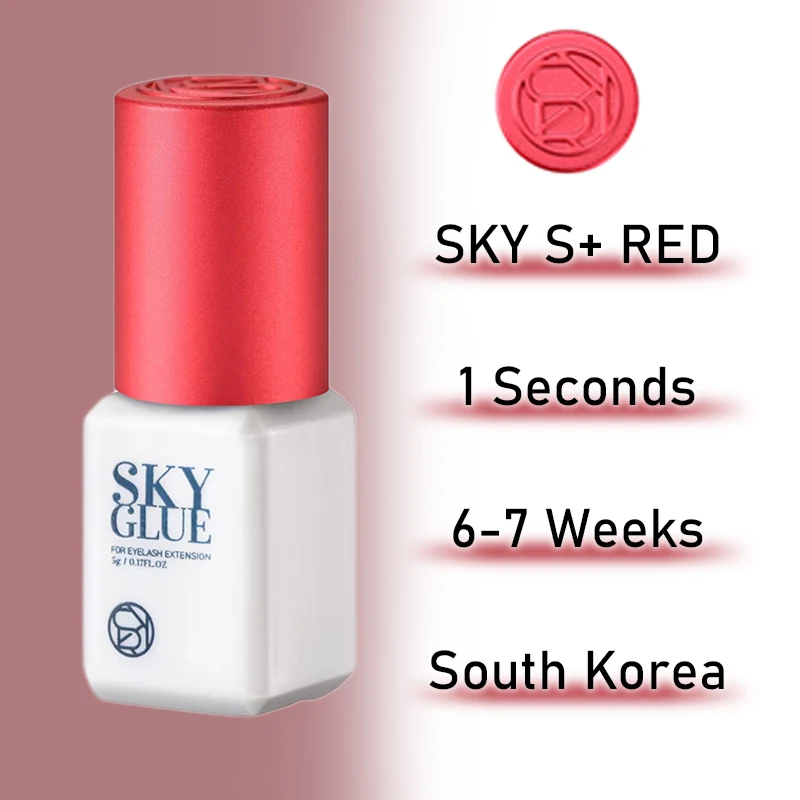 1 flasche SKY S + Kleber Gefälschte Wimpern Verlängerung Kleber 1s Schnell Trocken Langlebig Make-Up-Tool Korea Schönheit falsche Wimpern Starke Liefert
